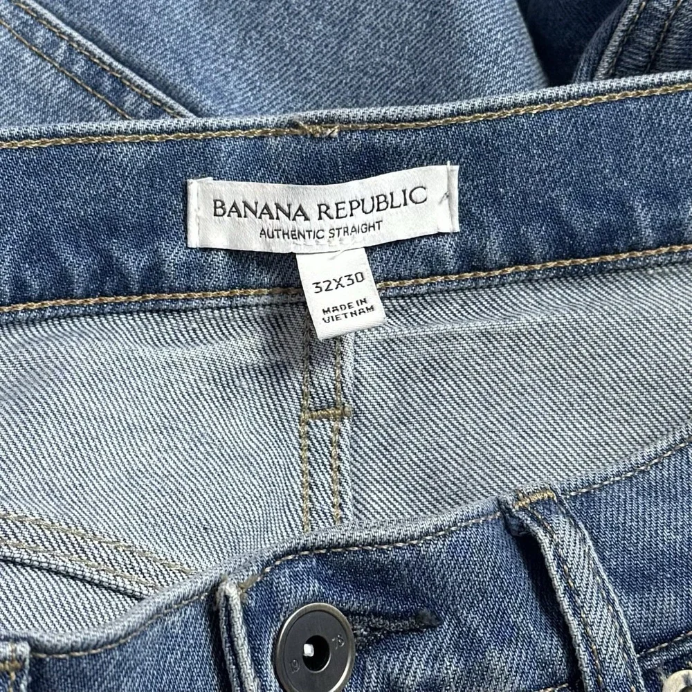 Banana Republic Slim Light Blue Jeans Capsule‎ Comfort Preppy Chic Minimalist 32